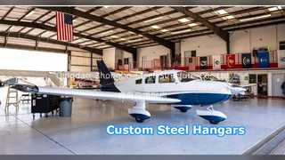 Long Span Aircraft Hangar Steel Structure Construction