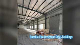 Fire Resistant Industrial Steel Factory Buildings