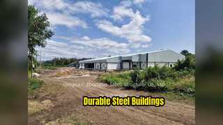 Steel Building Construction Modular Warehouses Easy Maintenance