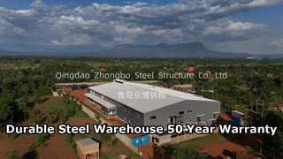 Custom Steel Structure Warehouse 50 Year Warranty