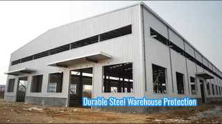 Durable Steel Structure Warehouse Industrial Storage Solution