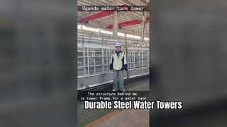 Galv water tank tower