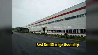 Fast Assembly Cold Storage Steel Warehouse Solution