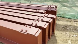 steel structure project site 2
