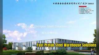 Prefabricated Steel Warehouse Fast Industrial Construction