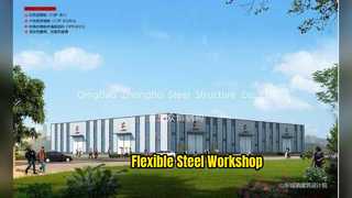 Flexible Steel Workshop Easy Expansion