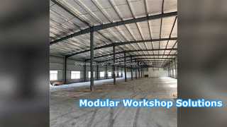 Modular Steel Workshop Easy Relocation。