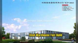 Prefab Steel Warehouse Fast Build & Save!