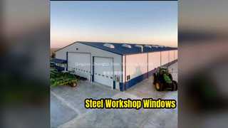 Steel Workshop Warehouse PVC Aluminum Windows